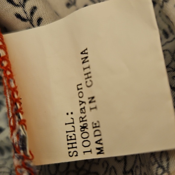 BTFBM Red Floral V-Neck Puff Sleeve Summer Dress - Picture 10 of 11